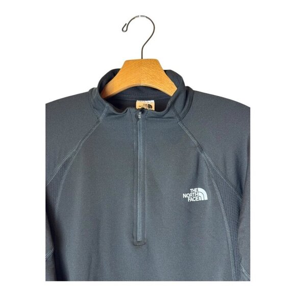 The North Face Shirt Men Small Black Vapor Wick Impulse Quarter‎ Zip Gorpcore - Picture 4 of 13